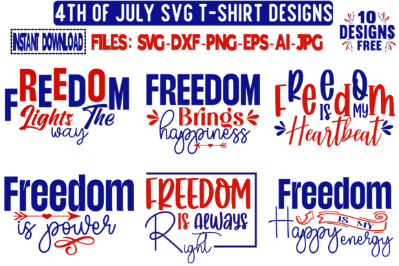 4th of July Svg T-shirt Designs: Graphics for Local Business Branding