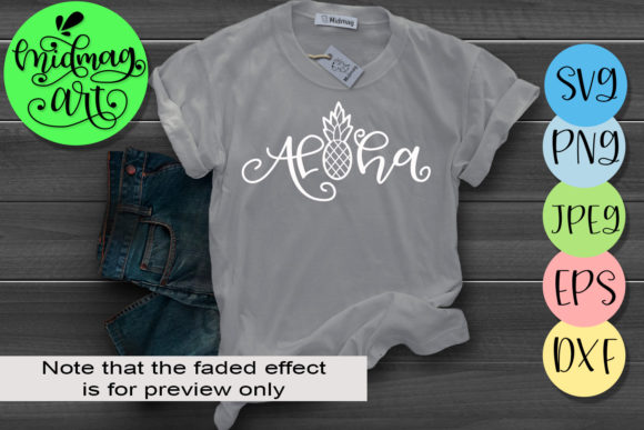 Aloha, Summer Graphics for T-Shirt Designs