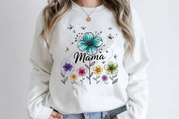 Boho Flower Mama Garden Graphics Freebies