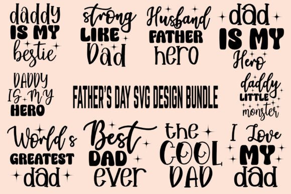 Father’s Day T Shirts Design Bundle