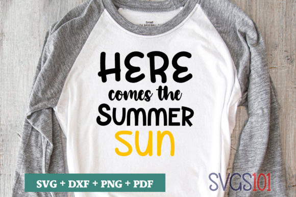 Here Comes the Summer Sun SVG Graphics