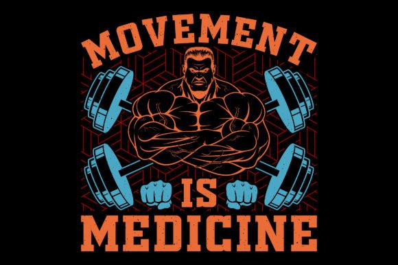 Movement is Medicine Gym Fitness T-Shirt