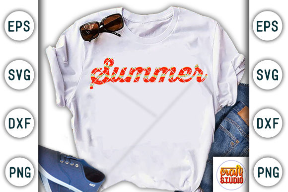 Summer Beach Design: Graphics for T-Shirt Designs