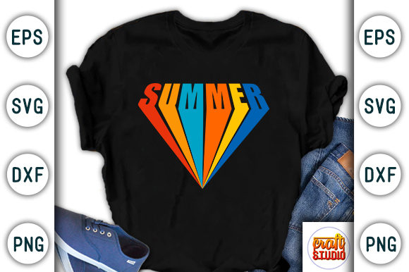Summer Diamond Craft Design Graphics