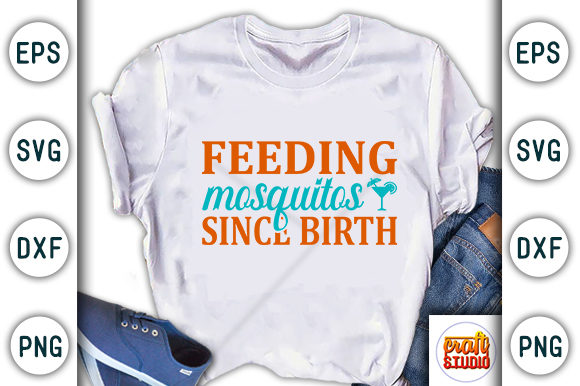 Summer Svg Design, Feeding Mosquitos