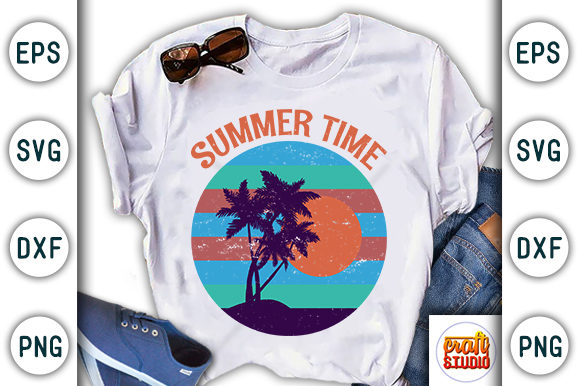 Summer Time, Summer Beach Quote Design